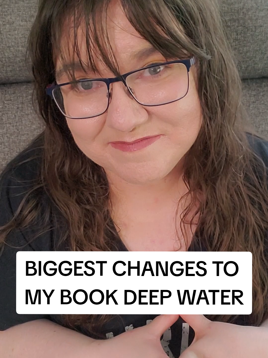The three biggest changes to my book Deep Water from concept to release. #authortok #BookTok #spicybooktok #indieauthor #romancebooks 