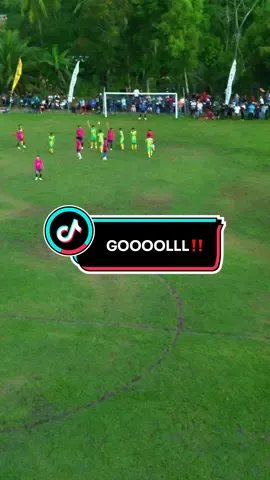 Penampakan pertandingan dari drone #sepakbolatarkam #bolamania #lampungtimur 