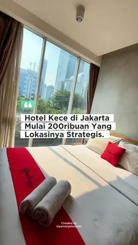 Hotel kece mulai 200ribuan di Jakarta yang lokasinya strategis. #jakarta #hotel #BukaSemuaPintu #RedDoorz #RedTRavelers 