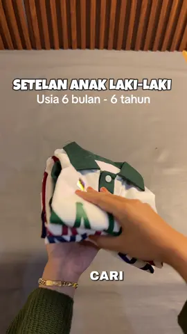 Setelan anak laki-laki sekeren ini udah pake bahan katun harganya enggak sampai 30.000 kayaknya udah SNI loh yuk pesan sekarang#setelanhariananak #setelananaklakilaki #setelananakkeren #bajuanak #promoguncang1010 