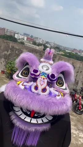 香芋紫的马鹤哦#廣州藝德龍獅製作 #非物质文化遗产 #醒狮 #中国龙狮制作 