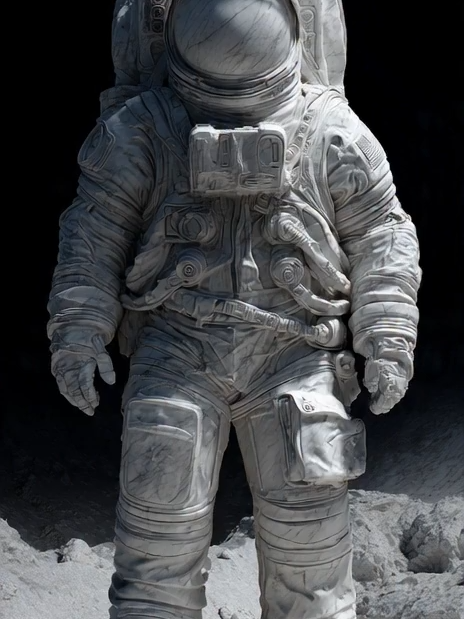 ASTRONAUTA DE MÁRMORE