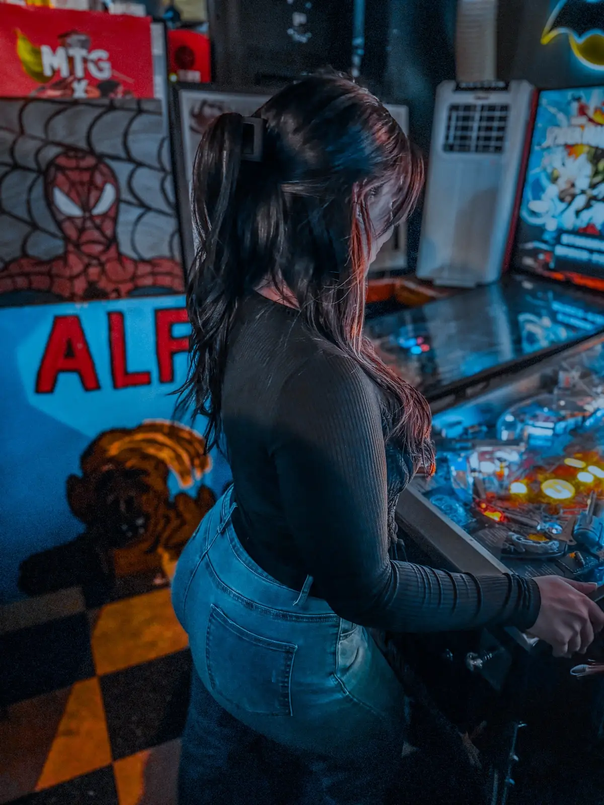 🌟 High scores achieved: Star Wars pinball high score 4!  📍 Game room location: 22210 494 Loop Kingwood, TX 77339 #ArcadeVibes #RetroArcade #NeonAesthetic #KingwoodTexas #WeekendVibes