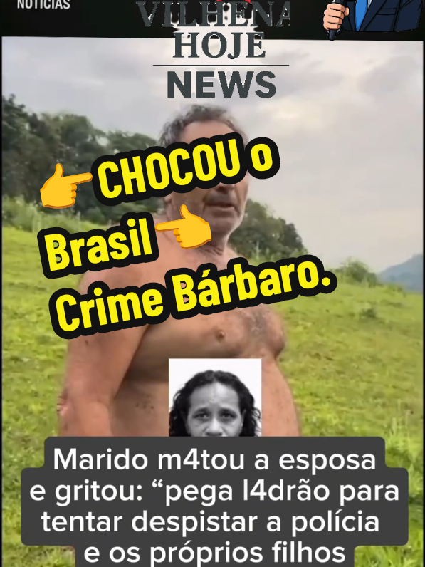 🚨 URGENTE - Um crime bárbaro chocou a pequena cidade de Rodeio (SC). Zenaide Fernandes Paes Vieira, de 52 anos, foi brutalmente atacada a golpes de faca dentro de casa pelo próprio marido no último sábado (4). Minutos depois, ele saiu correndo pela rua gritando “pega ladrão!”, tentando enganar os filhos e simular um assalto#urgente #noticias #ultimasnoticias #tragédia #jornalismo 