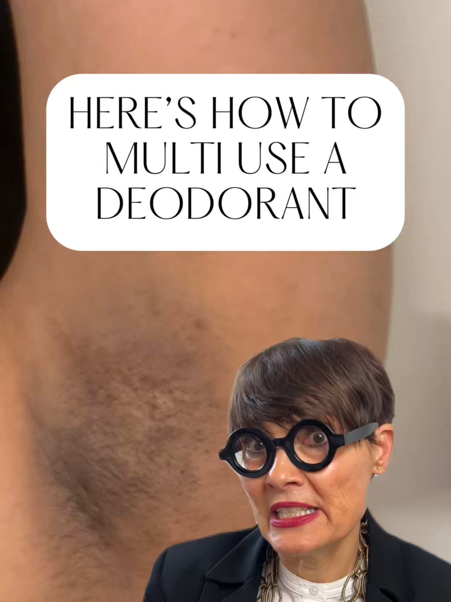 Here's how you can multi-use a #brighteningdeodorant!🧼 #personalhygiene #naturaldeodorant #pigmentationtreatment #multiuse