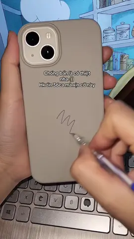 Mực bút vẽ lên kh thành vấn đề gì với cái ốp này luôn #ốpiphone #ốplưngđiệnthoại #ốpchongban #ốplưngiphone 