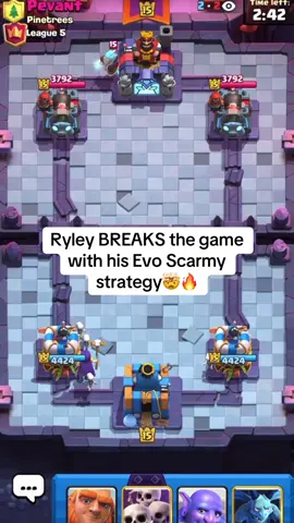 Ryley always finds the craziest strats🔥🔥🔥#clashroyale #clash #viral #ryley #CapCut 