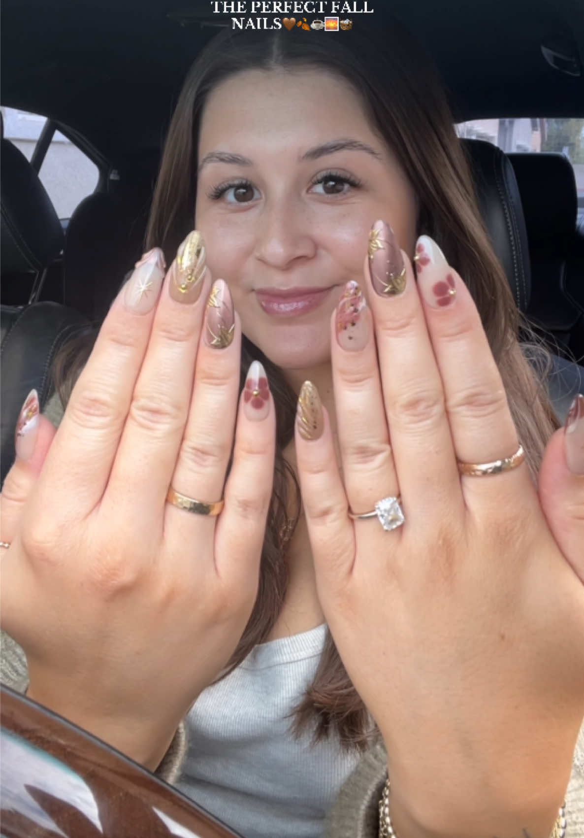 #fallnails #nailinspo #brownset #fallvibes #aesthetic 