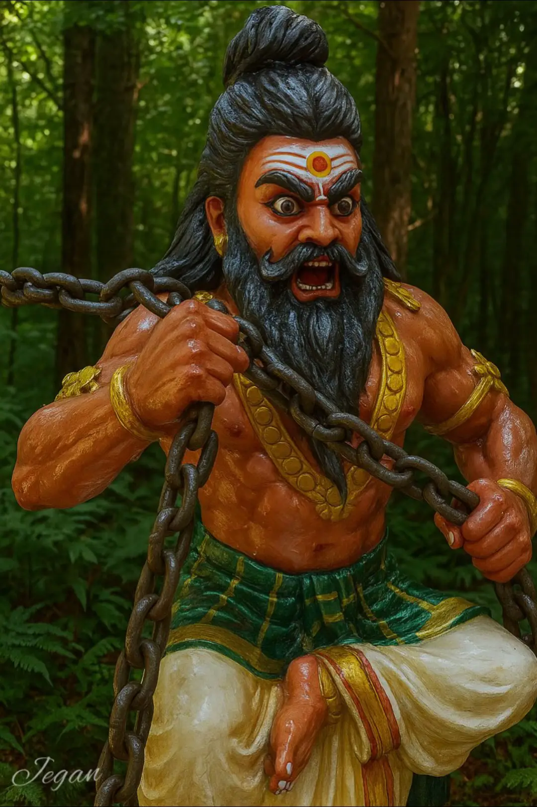 ⛓️KARUMUNI⛓️#sanggili_karuppan #karuparvamsam #karupartunai🙏🏻🖤🔱 #