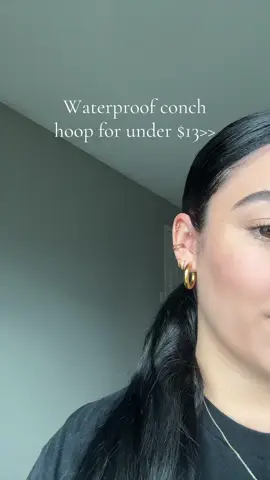 Loveeeee #jewlery #waterproofjewelry #goldjewelry #earrings 