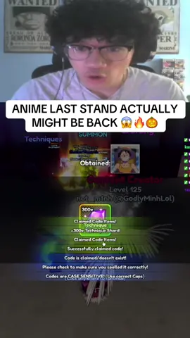ANIME LAST STAND ACTUALLY MIGHT BE BACK 😱🎃🔥 #roblox #animelaststand #halloween #alucard #lelouch 