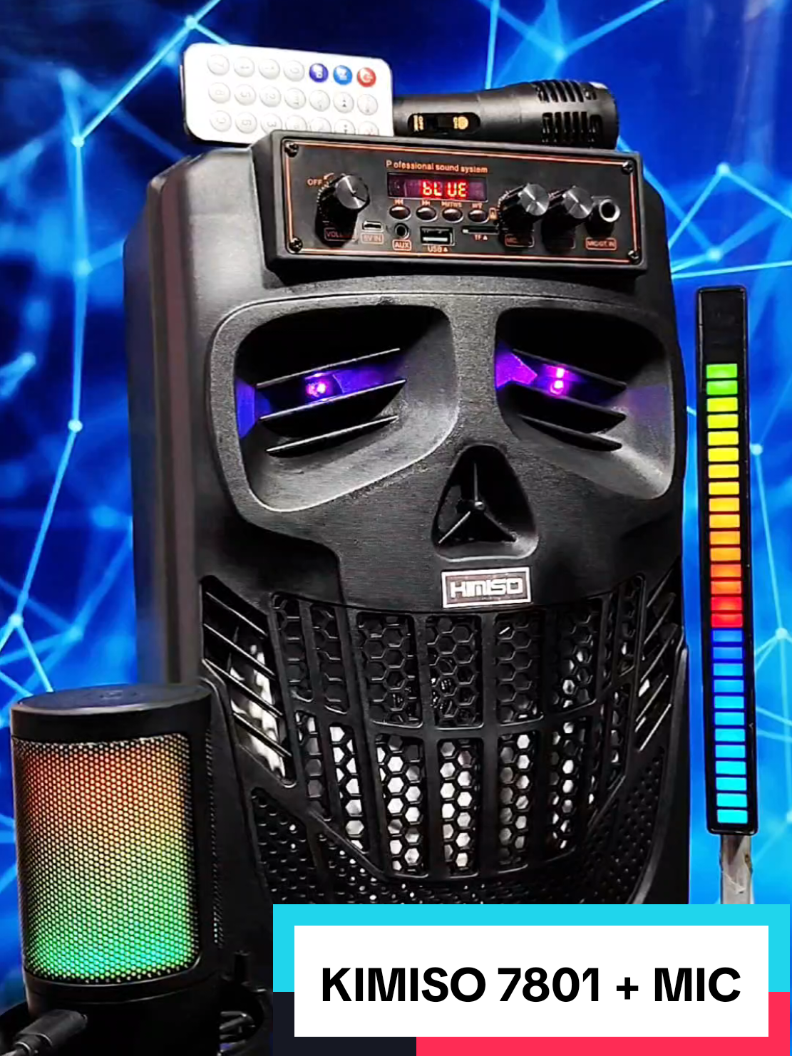 Speaker Bluetooth KIMISO 7801 Ukuran 8,8 Inch Bonus Mic #speaker #speakerbluetooth #speakerbluetoothfullbass #speakerbluetoothmurah #speakerportable 