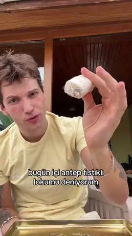 TURKISH DELIGHT BOY içi antep fıstıklı lokumu deniyor reklam değildir