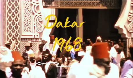 Dakar , Senegal | un Vendredi , 1968  #fyp #cinematography #vintage #dakar 