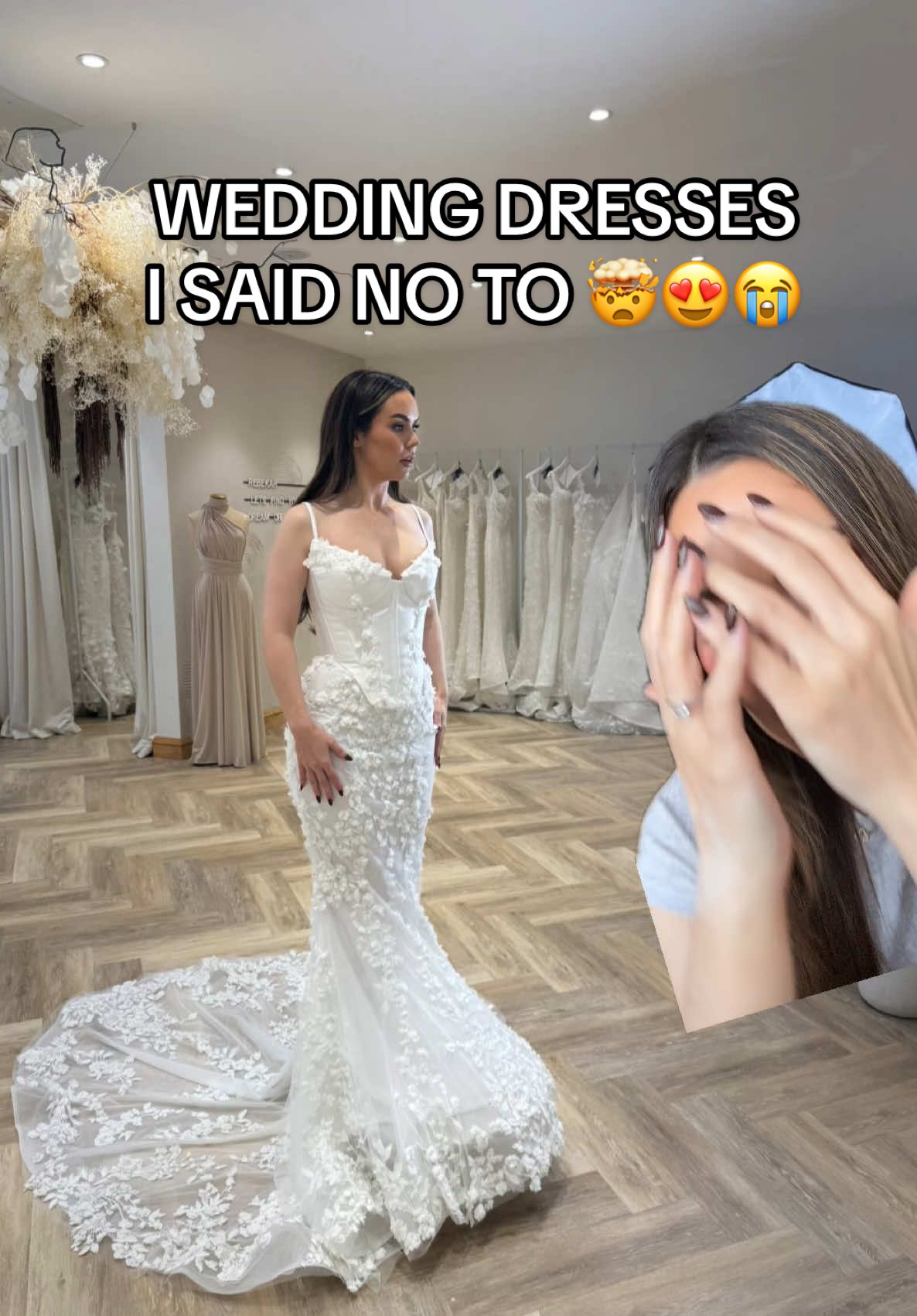 WOW this was hard!! Wedding dresses I said no to! @Victoria Lou Bridal #fyp #2026bride 