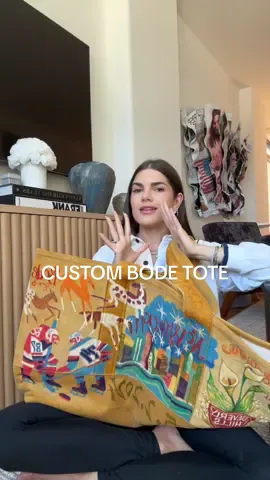 IT IS a work of art, I find it so special and obviously love anything customized and personal. but these are my overall thoughts and reservations. I might be crazy, but I would order another #bodetote #custombag #bode 