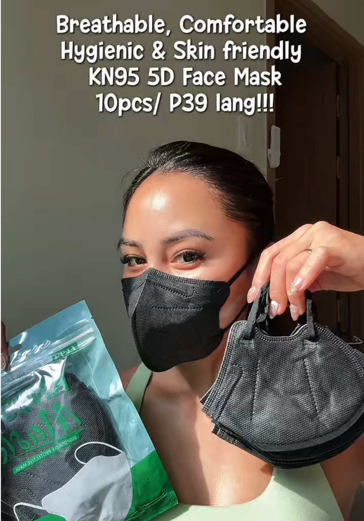 Tired of masks that hurt your ears or ruin your makeup? 😩 This 5D KN95 mask gives full coverage, comfy fit, and fresh breathing all day! 😍 Affordable, effective, and looks good too! 💕 #MaskUpgrade #KN955D #facemask #mask #safetyfirst 