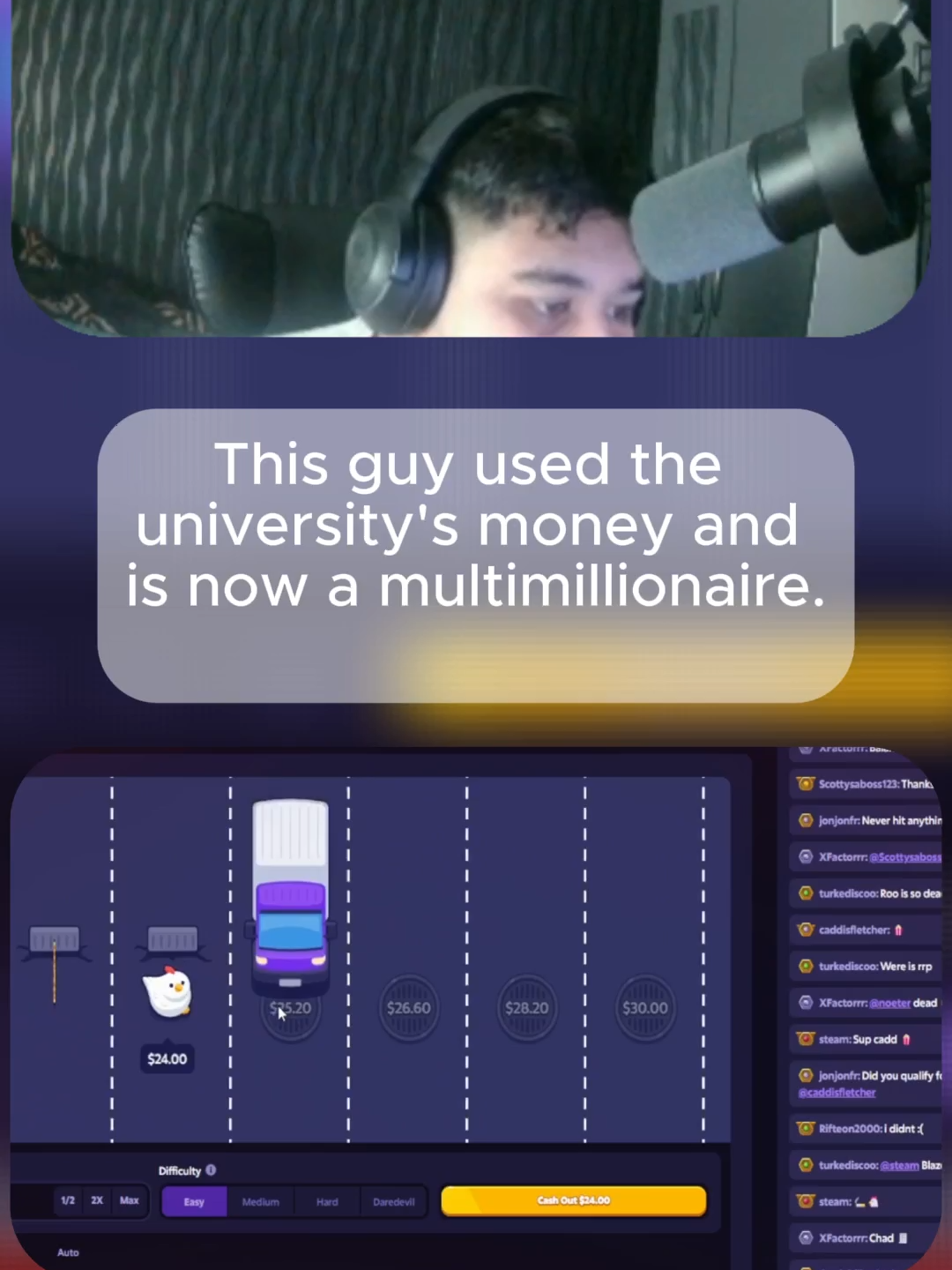 This guy used the university's money and is now a multimillonaire #foryou