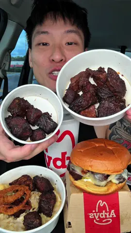 Arbys new steak nuggets! #arbys #steak #eatingshow #mukbangeatingshow #fypシ゚viral 