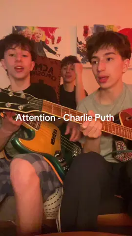 @Charlie Puth drop the og jazzy version 😋 - We are playing Scarborough  Amphitheatre 11th of October  3pm BE THERE PERTH!! #charlieputh #attention #perth #triplets #band 