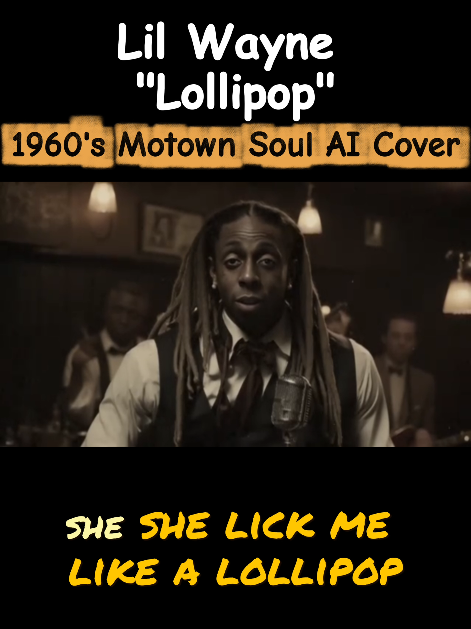 Hit me with that sweet soul, daddio! ✨ We're taking you back to the swinging sixties with a soulful, Motown twist on Lil Wayne's 