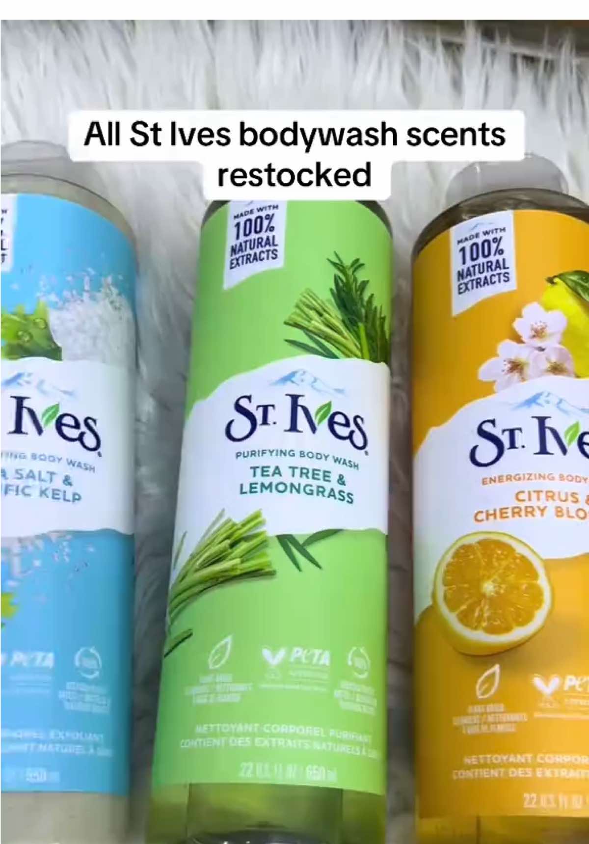 Which St ives body wash scent is your favorite comment down below🌸 #stives #bodywash #stivesbodywash #duboishaul #affordableskincare 