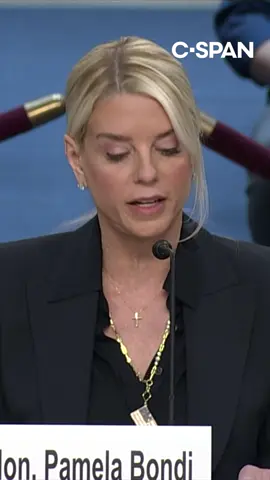 Attorney General Pam Bondi on Tuesday said she took office with two main objectives: ending the weaponization of justice and returning the Justice Department to its core mission of fighting violent crime.   