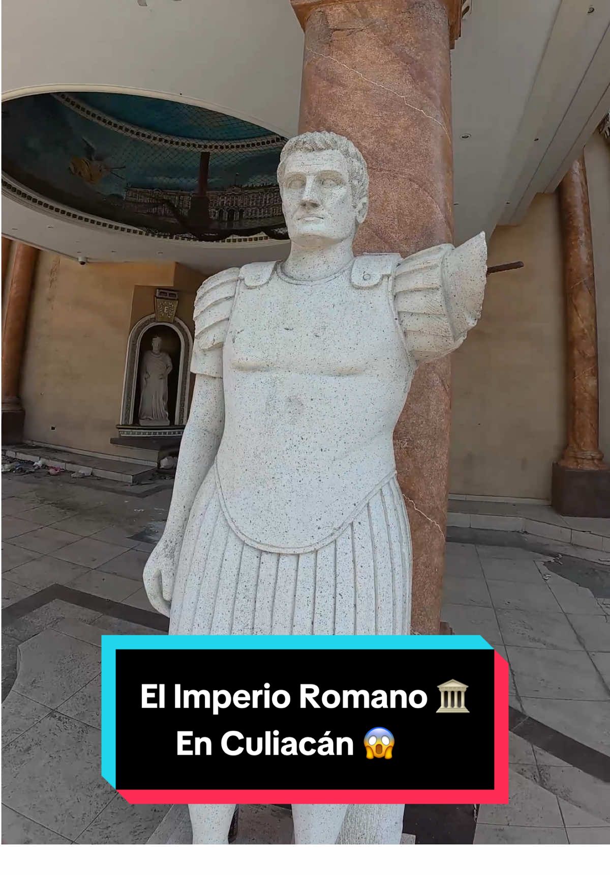 La antigua Roma en Culiacán! Así luce hoy en día el salón de fiestas Ermitage 😱 #imperioromano #salondefiestas #culiacan #lugaresabandonados #coliseoromano 
