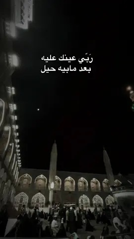 رَبّي عينك عليه بعد مابيه حيل#اللهم_صل_على_محمد_وآل_محمد #الحسين_عليه_السلام #اكسبلورexplore #العباس_عليه_السلام #كربلاء_المقدسة 