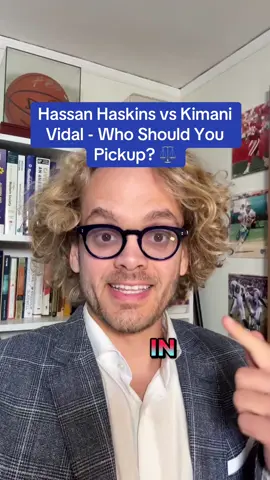 Hassan Haskins vs Kimani Vidal - WHO should you pickup for chargers rb? #fantasyfootball #kimanividal #hassanhaskins #chargers #waiverwire 