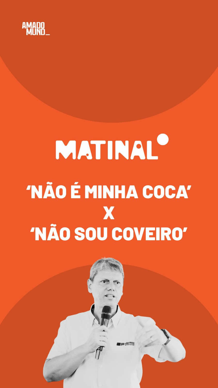 No Matinal de hoje, Guilherme Amado e Beatriz Bulla falam sobre a piada de mau gosto do Tarcísio de Freitas sobre o caso do metanol, que já causou 12 mortes e mais de 200 casos suspeitos. Guilherme lembra que essa postura de “não me preocupo” lembra, guardadas as proporções, o jeito que Bolsonaro lidou com a pandemia — e alerta que isso é um sinal preocupante vindo de quem quer ser presidente. #Metanol #TarcísioDeFreitas #CriseDeSaúde #Bolsonaro #Pandemia         