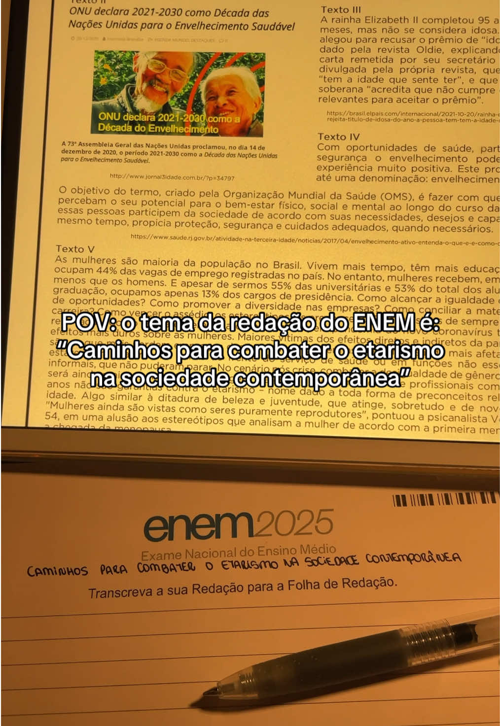 #fyp #study #enem #redacaoenem #redacao 