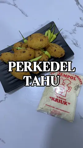 Beli tepungnya di bio yaa! Resep perkedel tahu hanya pakai bahan tahu, tepung bumbu si buyung, dan air! #fyp #fypシ #xybca #tepungjempolsibuyung 
