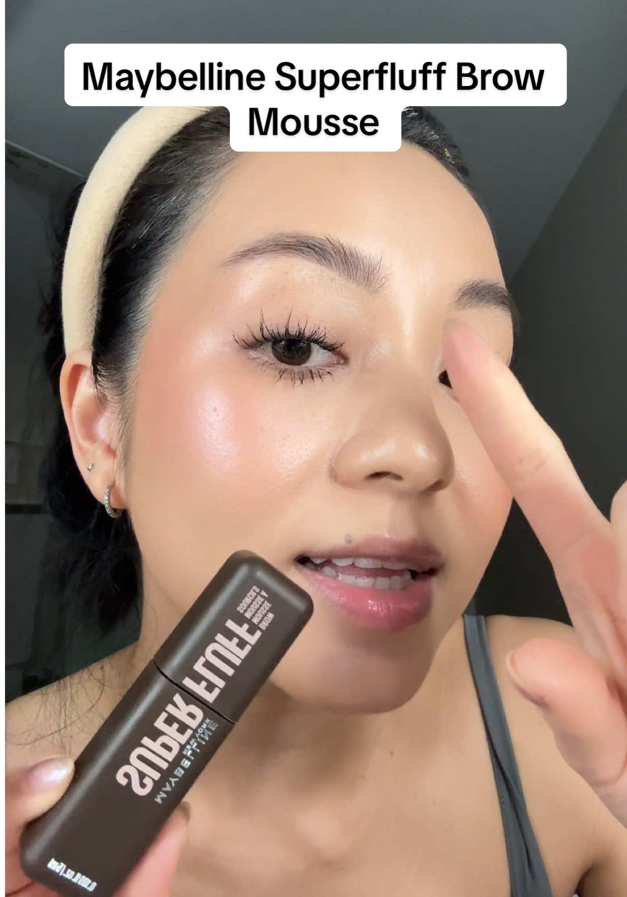 Taking flat to fluff seriously ✨   @Maybelline NY #maybelline #MaybellinePartner #superfluffbrowmousse #eyebrowroutine #TikTokShopCreatorPicks 