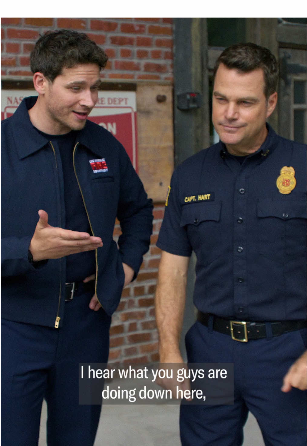 What a set tour! Thanks for visiting the 113, Oliver Stark! 🤠 #911Nashville