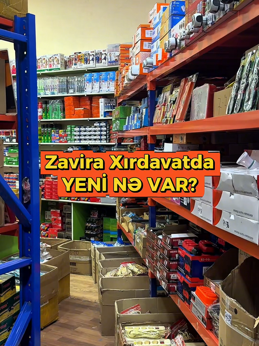✨ Zavirada hər kəsə uyğun xırdavat, məişət, təsərrüfat, dəftərxana və oyuncaq ləvazimatları topdan qiymətə əldə edə bilərsiniz. 📌 Sifariş qəbulu: Topdan alış-veriş edən mağazaların ünvanına gələrək götürülür. Rayonlara və şəhərdaxili çatdırılma mümkündür. Bio hissədə whatsapp qurupumuz mövcuddur. Mağaza sahibləri 