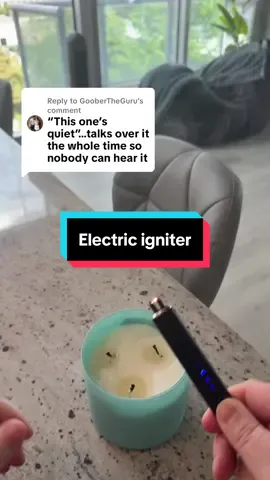 Replying to @GooberTheGuru Never buy a lighter again This electric candle ignite tool lights your candles safely, easily, and stylishly. #candlelover #homeambience #cozyvibes #candlesoftiktok #tiktokshopblackfridaysale