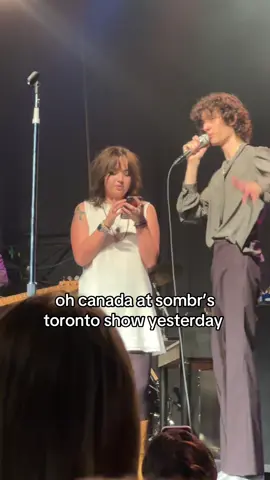 this is the last thing i expected #fyp #sombr #toronto #concert 