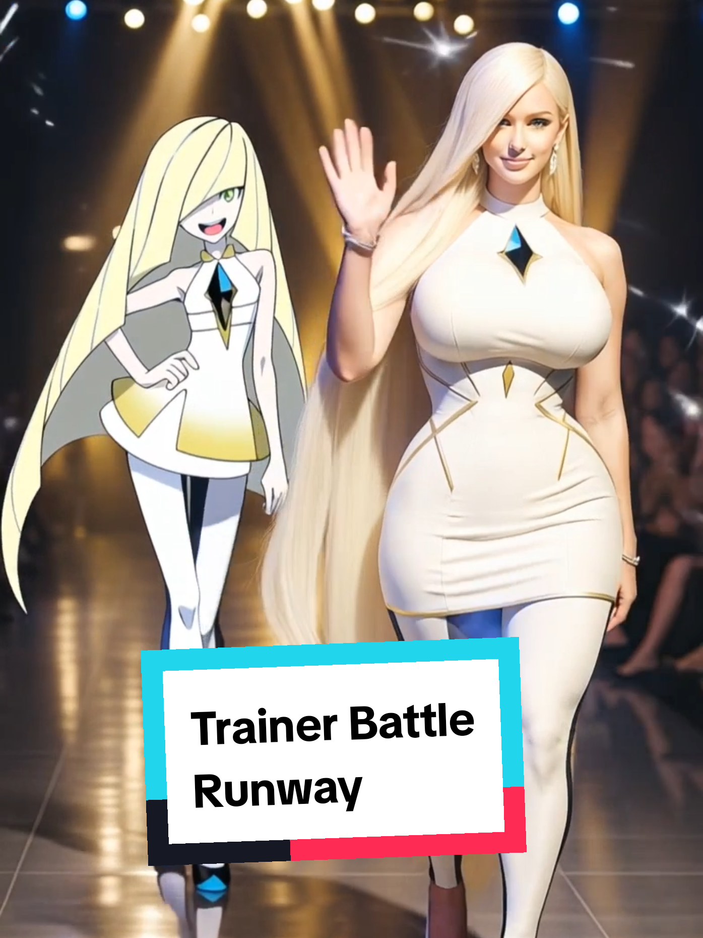 Which Trainer is your Favourite? Who do you want to see next?  Sabrina - Roxie - Nessa - Erika - Jasmine - Wicke - Winona - Greta - Lusamine #pokemon #waifu #runwaymodel #fashiontiktok #cartoon  Epic Trainer Battle Runway Edit