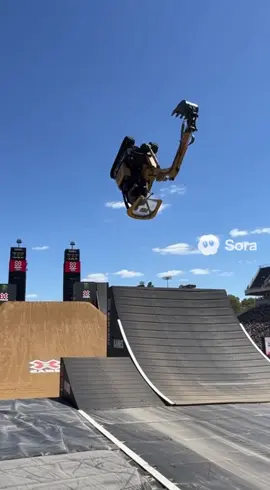 Clean mini Excavator backflip xgames #excavator #excavationlife #excavatoroperator #XGames #excavatorai