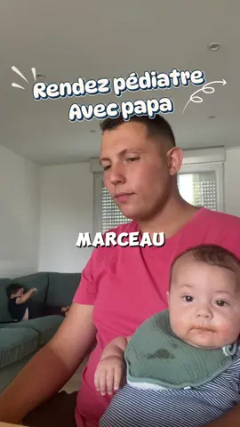 Rendez-vous pédiatre avec papa pour Marceau ✨ #maman #famille 