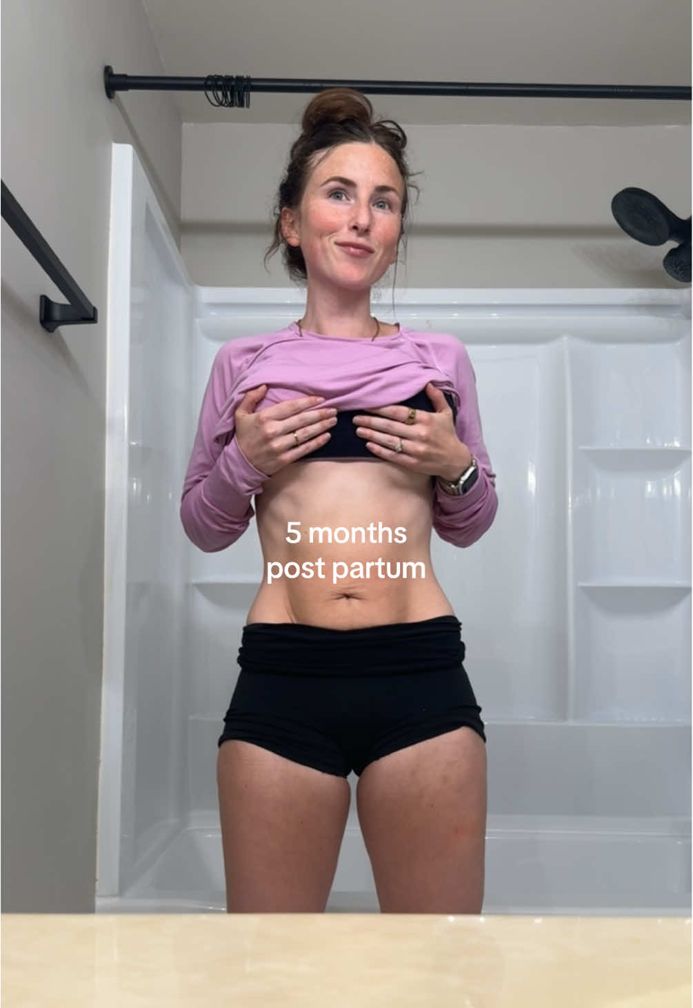 i may not be in the best shape of my life, but this body built the sweetest soul ive ever know. i have worked my butt off to feel like me again & am nothing but proud- loose skin & all ❤️