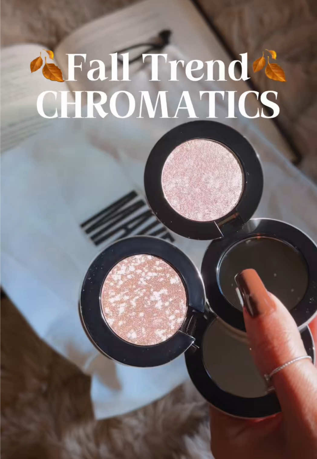 This fall it’s all about that *color-shift magic* 👁️✨   MAKE Beauty’s multichromatic shadow catches the light like molten metal… one swipe and your eyes look editorial without even trying.   #beautyfinds #MakeBeauty #EyeshadowLooks #FallMakeupTrends #ChromaticEyeshadow   make beauty multichromatic eyeshadow trending fall makeup shimmer chrome eye look fall trend chromatic