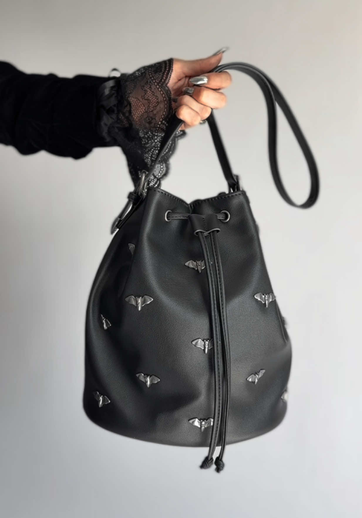 Our newest goth bag for the babes in black! 🦇🖤 #gothtok #gothfashion #gothicstyle #vampiregirl #alternativegirl 