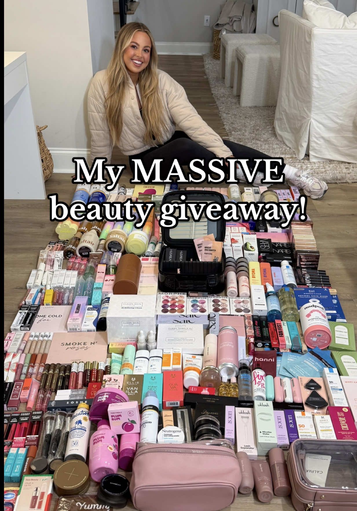 My biggest giveaway ever!!! 5 winners 🥳 Here’s how you can win:  — 2 of you have already won!!! @emma & @awilliams890 🫶🏼 I’ve messaged you!  — 2 winners will be randomly chosen! Follow me on TikTok & both of my IG accounts @ makeupbymckenna__ + @ mckennagoddardd & tag friends !!!  — 1 FINAL WINNER: recreate any of my makeup looks in a TikTok video & tag me ✨  Winner announced October 20th!!! 🥳 #giveaway #makeupgiveaway #beautygiveaway #makeupartist #promakeupartist 