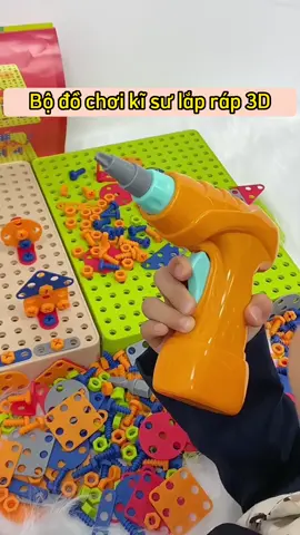 Bé Vui Chơi Thoả Sức Sáng Tạo Với Bộ Đồ Chơi Kỹ Sư Lắp Ghép
