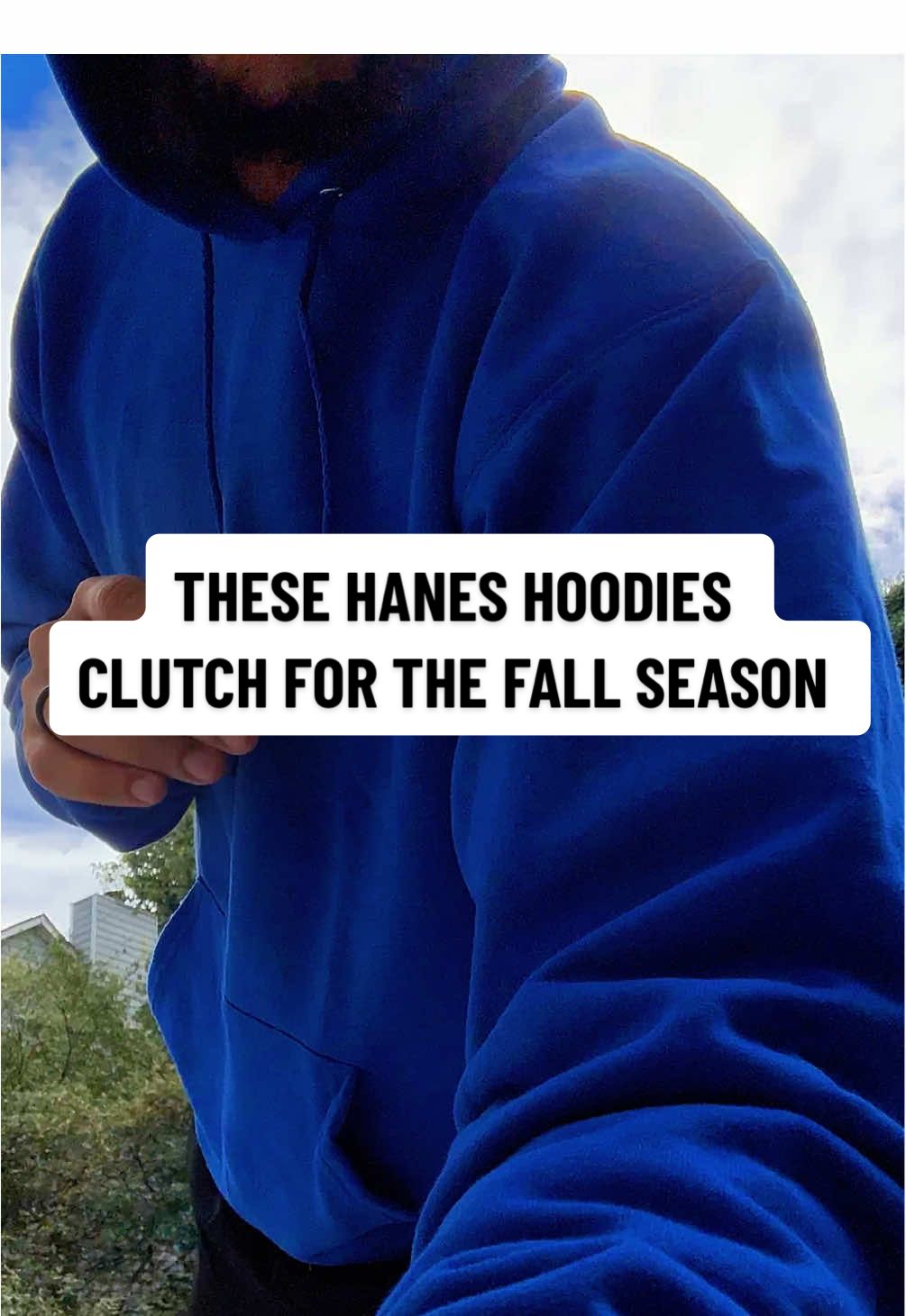 These Hanes Hoodies clutch for the fall season and 100% cotton, perfect for layiering up with #hoodie #Hanes #fallfashion #OOTD  #tiktokshopcreatorpicks 