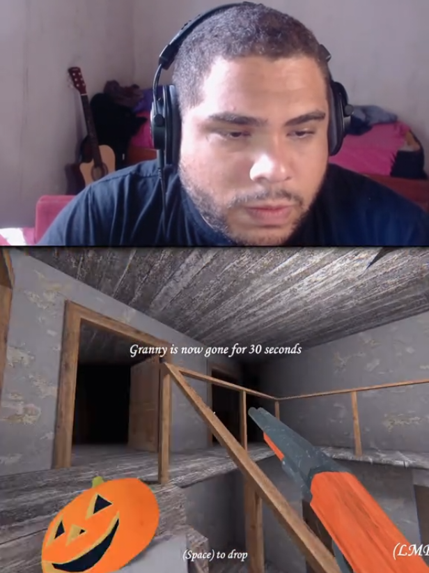 ☠️extreme car ending with Grandpa - preset 2 - version 1.7 #leuzinpvp  #granny  #halloween 