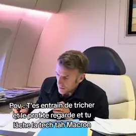 C'est la nouvelle tech 🤣🤣 #macron #triche #ecole #prt #humour 