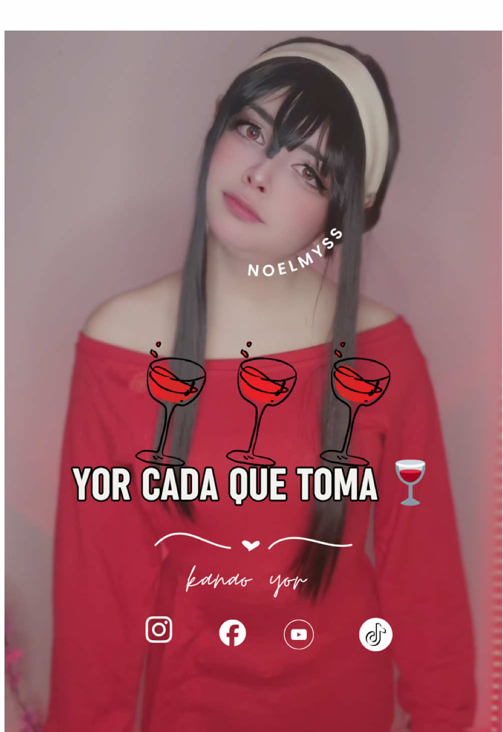 Yor modo borracha 😵‍💫 = #yorcosplay #yorforgercosplay #yorforger #yorforgercosplay 